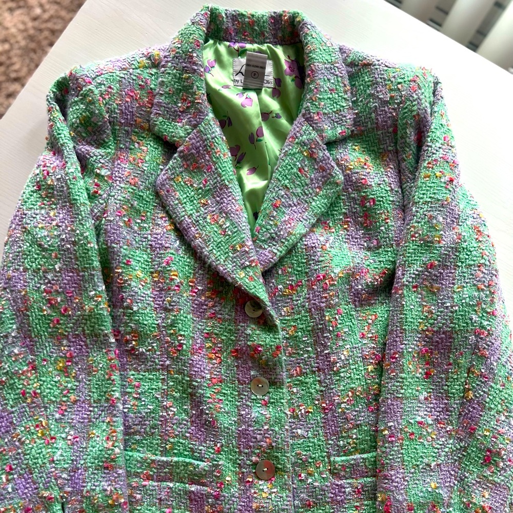 LINEA BY LOUIS DELL OLIA PASTEL BLAZER SIZE XL